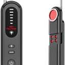Hidden Camera Detector, 2025 Hidden Bug and Device GPS Detector for Trave, Hotels, Home, Office, 6 Levels Sensitivity