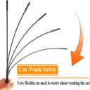 13 Inch Replacement Antenna Mast for RAM ProMaster 1500 2500 3500 (2014-2024), RAM ProMaster City (2015-2022), RAM ProMaster Flexible Rubber Antenna, Black