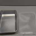 Food storage container, airtight lid, bento box stainless steel, perfect for lunch, meal prep and leftovers, stackable, nestable, oven-safe, Easy to clean