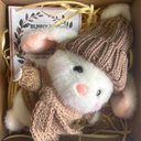 Mini Bunny Hug Cute Easter Gift Plush 2025 Bunny in a Box Hugs Positive Bunny Stuffed Animal Rabbit Soft Floppy Easter Ideas Bunnies Basket Stuffers Doll Emotional Support Inspirational Gifts 