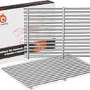 QuliMetal SUS304 9MM Grill Grates for Weber Spirit 300 and GS4 Spirit II 300 Series, Spirit 700, Genesis Silver/Gold/Platinum B & C, Genesis 1000-3500, Replacement Parts for Weber 7638 7639