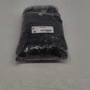 Smiry Waterproof Seat Covers for Dining Room Chairs Set of 8, Stretch Jacquard Removable Washable Chair Seat Slipcovers Protector, No Rear Covers, Black