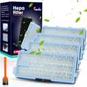 4 Pack for Miele Hepa Airclean 50 Filter, Compatible with Miele Hepa Filter SF-HA 50 Models S4, S5, S6, S8, Fits for C2 Compact, for C3, C2 Complete, Filter for Vacuum Cleaner