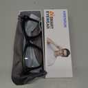 AI Smart Glasses with 8MP Camera, 4K Video & HD Photo, Bluetooth Audio, AI Voice Assistant, Real-Time Translation, Object Recognition, Noise-Cancel Calls, Photochromic +2 Sunglasses Lenses (Black)