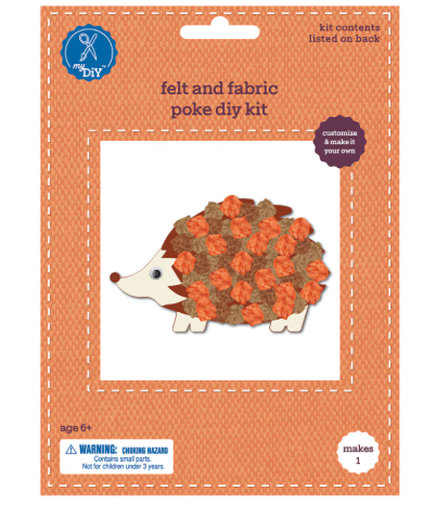 Felt and Fabric Poke Diy Kit Pack of 4
