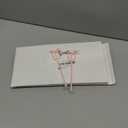 30 Pcs 6 Inch Valentine Party Stirrers, Bow Stir Sticks Coffee Stirrers Reusable Plastic Swizzle Sticks for Wedding Birthday Bridal Cocktail Decorations Galentines Supplies(Rose Gold)