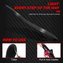 Carbon Fiber Performance Insoles, Shock Absorbing Sport Insoles for Running, Basketball, Volleyball, More Structured Support Energy Return Injury Prevention Insoles