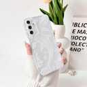 NITITOP Compatible with Samsung Galaxy A54 Case Clear Cute Shell Whale Sea Ocean Animal Pattern for Women Girls Full Camera Lens Slim Shockproof Protective Phone Cover - White Fish