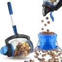 Zozen Nut Gatherer, Acorn Picker Upper, Pecan Picker Upper  Directly Dump Outlet, Apply to Acorn, Pecan, Buckeyes, Hickory Nuts, Nerf Balls, Golf Balls, Objects Size 3/8'' to 1''; 1 Gallon