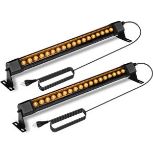 36W LED Wall Washer Light, 2FT 2700K Warm White Outdoor Wall Washer Lights, 120V Waterproof IP67 LED Light Bar for Outdoor, Plug-in (2 Pack)