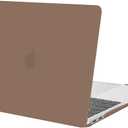 MOSISO Compatible with MacBook Air 13 inch Case 2022 2021 2020 2019 2018 Release A2337 M1 A2179 A1932 Touch ID, Plastic Hard Shell Cover Compatible with MacBook Air 13.3 inch Case, Caramel Brown