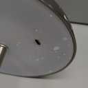 Portable Mushroom Table Lamp with 5200mAh Battery, 11'' Cordless LED Night Light with Stepless Dimming, 3 Color Modes & Adjustable Height for Bedroom/Patio/Bar Decor/Coffee Shop Ambiance (Silver-tall)