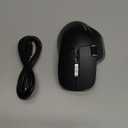 TECKNET Wireless Mouse, Bluetooth Mouse (BT5.3/5.0 & 2.4G) Rechargeable Ergonomic Optical Mouse with 6 Adjustable DPI, Side Scroll, Quiet Clicks, USB A Receiver, 7 Buttons, Wide Compatibility - Black