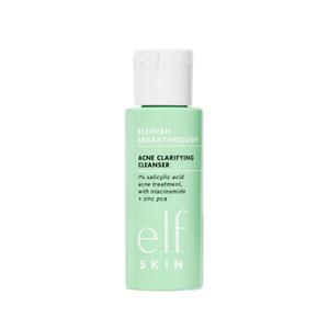 e.l.f. SKIN Blemish Breakthrough Clarifying Cleanser Mini, Gel Cleanser For Removing Makeup, Controlling Oil & Clarifying Pores, 1% Salicylic Acid