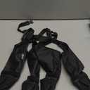 Waterproof Dog Boots for Small/Medium Dogs -Dog Paw Protectors Dog Suspender Boots Anti-Slip Pet Shoes for Outdoor Walking, Reflective Stay-On,Dirt-Proof Comfortable Booties (Black, Medium)