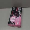 Pink Nitrile Gloves, 3-mil, Industrial Gloves Disposable Latex Free, for Cleaning & Esthetician, Rubber Powder-Free, 100-ct Box (Small)