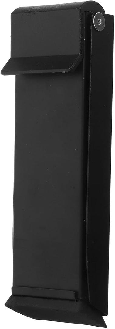 Kickdown Door Stop Heavy Duty Rubber Door Holder Folding Wedge for Office and Commercial Use Black