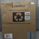 Lasko Oscillating Cyclone Pedestal Fan, Adjustable Height, Timer, Remote Control, 3 Speeds, for Bedroom, Living Room, Home Office, 18", Black, 1843
