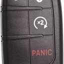 Remote Key Fob Replacement Fits for Jeep Renegade 2015 2016 2017 2018 2019 2020 2021 Smart Proximity Keyless Entry Remote Control 735636994 M3N40821302 6BY88DX9AA 68264811AA 68266733AA