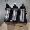 VEVOR Commercial Slushy Machine, 15Lx3 Triple Tank Margarita Machine, 180 Cups Stainless Steel Margarita Smoothie Frozen Drink Machine, Slushie Machine for Party Restaurants Cafe Bars