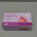 Keenpioneer Decorating/Icing Bag Sealing Clips, 60 Pack, Multipurpose for Food and Snack Storage, 3inch, 4inch and 6inch long