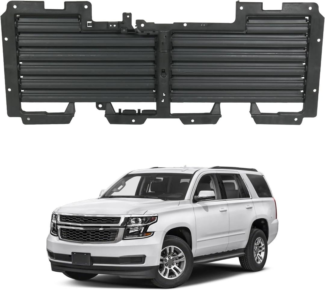 Active Grille Shutter with Actuator Motor Compatible with 2015-2020 Chevrolet Tahoe Suburban GMC Yukon Cadillac Escalade Replace# 84378163, GM1206125C