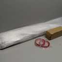 Rear Roof Spoiler Wing Compatible with Honda Civic 2022 2023 2024 2025 Hatchback Glossy Black,Vehicle Shark Fin Shape Cover,ABS Window Visor Spoiler Wing (2 pcs)