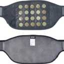 VEVOR Far Infrared Heating Pad, 10 Natural Jade & 10 Tourmaline Stone Heating Pad for Pain Relief, 103-159  Infrared Heating Belt with 3-Level Vibration Massage for Waist Lumbar Abdomen, Ideal Gift