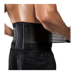 BraceUP Back Brace for Men and Women Lower Back - Breathable Waist Lumbar Support Belt for Sciatica, Herniated Disc, Scoliosis Back Pain Relief, with Dual Adjustable Straps (L/XL 35-43 In)