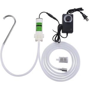 Food Grade Electric Water Transfer Pump With Speed Adjustable 110V for Ice Maker,Coffee Machine and Water Cooling,Auto Siphon Self Priming Pump for Bottling,Beer and Kombucha,2L/Min,Low Noise