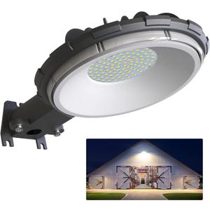 deerdance LED Barn Light, 80W 120V Hardwired Dusk to Dawn Outdoor Lighting with 10000LM 5000K Daylight, IP65 Waterproof Area Street Lights for Outdoor Barns Farmhouse Garage Yard Warehouse (1Pack)