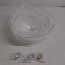 Baderke Acrylic Clear 3Piece Cake Dome Tray, 8'' 10'' 12'' Round, Food Display Cover for Freshness & Dessert