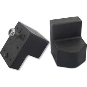 Front Bump Stops, Lower Arm Bumpers Compatible with 01-06 Silverado Sierra 1500, 99-10 Silverado Sierra 2500 3500 HD, 95-00 Tahoe Yukon, 00-13 Suburban 2500 Yukon XL 2500 (Rubber, Pack of 2)