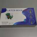 Puzamen Latch Hook Kits for Adults Beginners, 12x12inch Small Latch Hook Rug Kit with Precur Yarns Crochet Tools and Coded Canvas