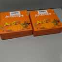 2 x Artscope Fall Decorative Throw Pillow Covers 20x20 Inch Set of 4, Happy Fall Pumpkin Truck Thankful Grateful Blessed Outdoor Farmhouse Pillow Cases for Home Sofa Couch-Orange Beige