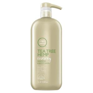 Tea Tree Hemp Restoring Shampoo & Body Wash, 2-in-1 Cleanser, For All Hair Types (33.8 Fl Oz (Pack of 1))