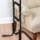 Bandwagon Chair Stand Assist - Portable Bar Helps You Rise from Seated Position - Lift Safety Elderly Assistance Products, Metal, Black, 1 Count