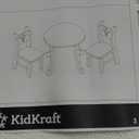 KidKraft Wooden Lil' Doll Table & Chair Set for 18-Inch Dolls - White