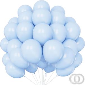 Baby Blue Balloons - 12 inch 100pcs