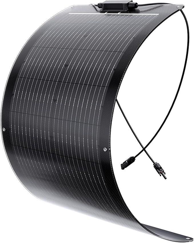 50 watt Solar Panel, 23% High-Efficiency Lightweight 12V Solar Panel, 182 PERC IP68 Waterproof Solar Panels for Offgrid RV Living Camping Essentials Campervans