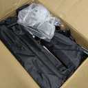 Backdrop Stand, 10x7 FT Backdrop Stand for Parties with Wheels, Moveable and Adjustable Photo Banner Stand Background Stand for Wedding, Parties, Events Decoration