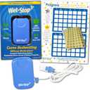 Wet-Stop 3 Blue Bedwetting Enuresis Alarm with Loud Sound and Strong Vibration for Boys or Girls, Proven Solution for Bedwetters