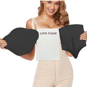 3 Pack Lipo Foam Ab Board Post Surgery Liposuction Abdominal Compression Board BBL Lumbar Molder Backboard for Liposuction