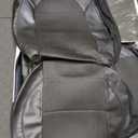 CAR PASS Leather and 3D Air Mesh Universal Fit Car Seat Covers, for Sedans,Trucks,Suvs,Airbag Compatible,Zipper Design and Reserved Opening Holes for Headrest(Full Set, Black and Black)