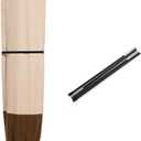 SUPERJARE Patio Umbrella Cover with Rod for 7 to 11 Ft Umbrellas & 15 Ft Double-Sided Umbrellas, 600D Protective Waterproof Cover with Zipper, Beige & Brown