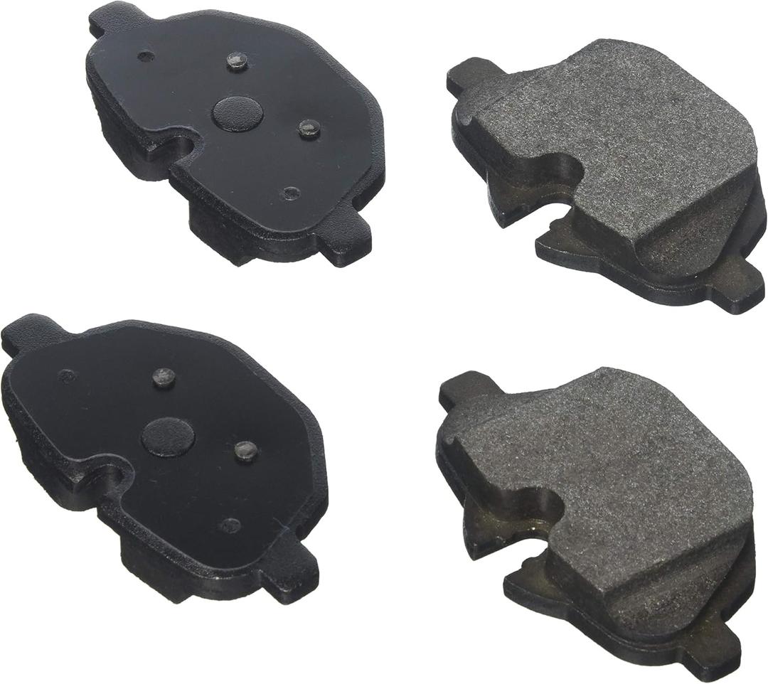 BOSCH BE1473H Blue Semi-Metallic Disc Brake Pad Set With Hardware - Compatible With Select BMW 528i, 528i xDrive, 530i, 530i xDrive, 535d, 535d xDrive, 535i, 535i xDrive, i8, X3, X4, Z4 + More; REAR