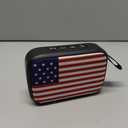 Orbit Innovations Portable Bluetooth Speakers, Wireless Bluetooth Speaker, Deep Bass (USA Flag)