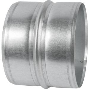Vent Systems 5'' Inch Galvanized Steel Duct Connector - Round Ventilation Duct Extension - Metal Vent Coupler - Metal Hose Coupling - Galvanised Pipe Connector