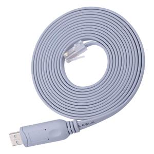 Console Cable,Cisco Console Cable,USB Console Cable with FTDI Chip,USB to RJ45 Serial Adapter Compatible with Cisco,HP,NETGEAR,Huawei,Routers/Switches for Laptop in Linux,Windows, Mac (10FT)