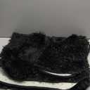 Reyox 3 Pieces Shaggy Bath Mat Set, Soft Absorbent Plush Microfiber Bathroom Rugs, Non Slip Bath Rugs Black 3 PCS (3 PCS 20"x31"+U Shape 20"x16"+Lid 15"x16")